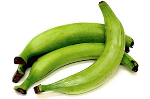 Unripe plantains