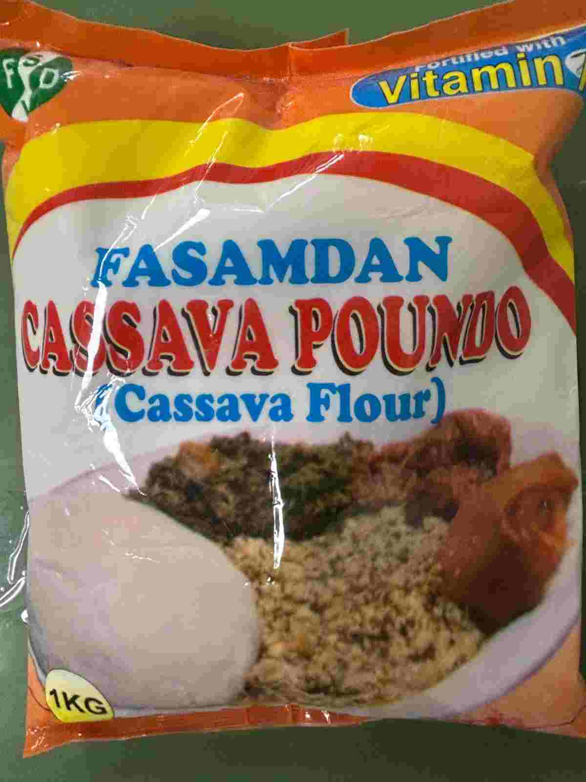 Fasamdan Cassava Poundo (Cassava Flour)