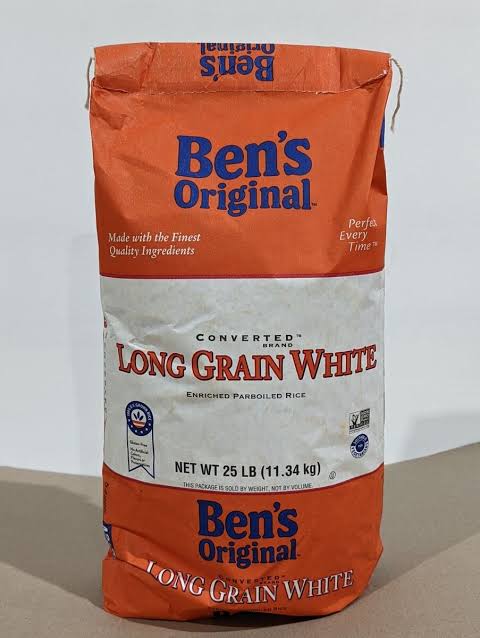 Uncle Bens Long Grain White Rice 25lbs