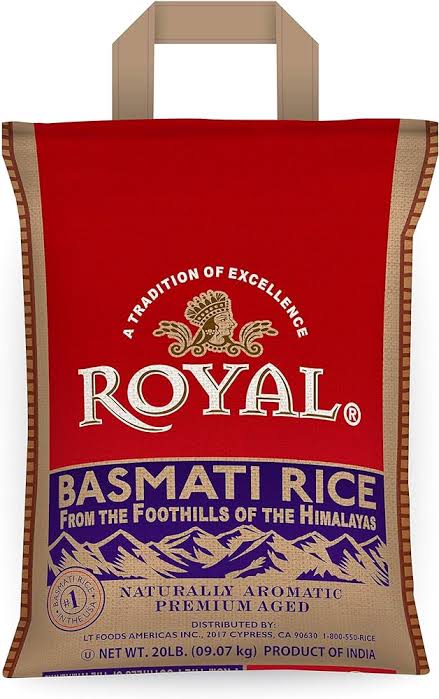 Royal Basmati Rice 20lbs